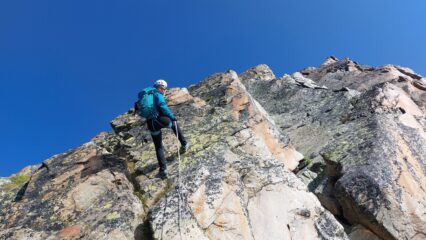 La doppia in discesa.