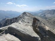 Dalla Cima il pendio risalito 