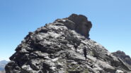 verso la facile torre sud..