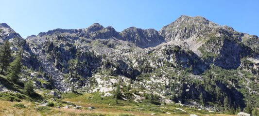 la cresta dal col Chardon al Monte Mars