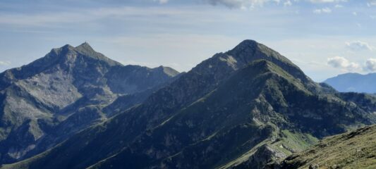 dal rifugio Coda il Mombarone e il Mont Bechit