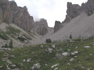 Verso la Forcella Monfalcon di Forni