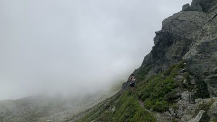 Traverso dal colletto della balma