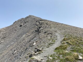 Verso la cima