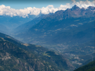 Vista sulla valle centrale