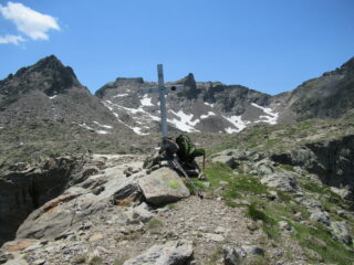 Punta Zanotti (m.2734) con dietro Punta Nord di Schiantala' e Cime della Montagnetta