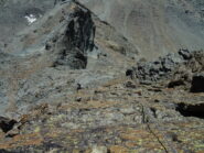 Il tiro delle rocce rosse da sopra