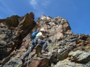 Ultimo muretto per la cima