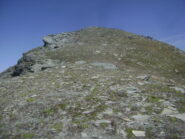 dopo la parte rocciosa cresta più morbida