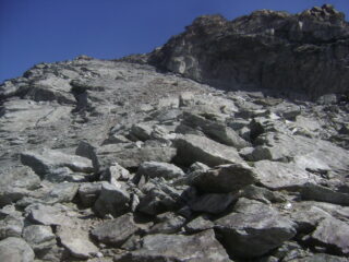 dal colletto verso la cima