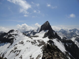 Dalla Cima Borello, panorama sulla Maledia.