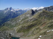 Dalla cima, Cervino, Testa Grigia e Rosa