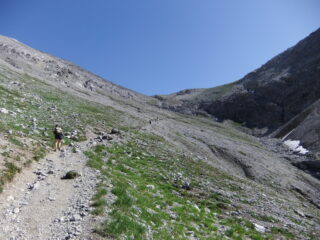Salita verso il Colle dello Chaberton