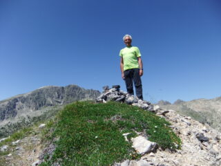 In vetta alla Cime de Chanvriree