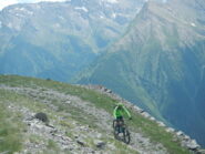 discesa verso il Colle delle Vallette