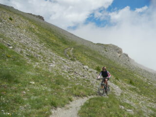 il tratto di sentiero impegnativo