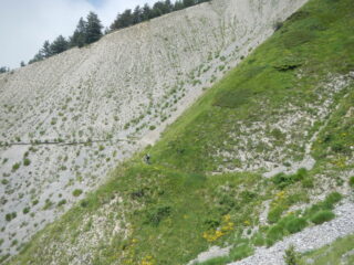 ma il sentiero è, con prudenza, ciclabile 