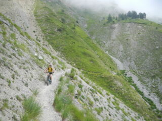 l'uscita dal tratto esposto