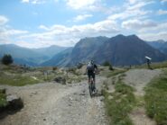 l'arrivo al Colletto della Cabane des Douaniers