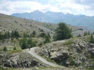 sul versante della Val de la Cerveyrette