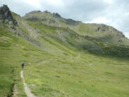 il panoramico sentiero per il Colletto Verde