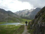 discesa verso il Lac des Cerces