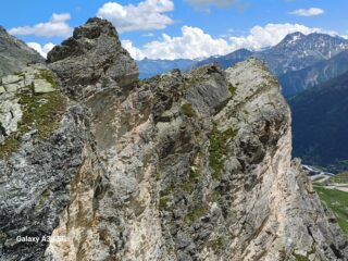 La veloce e facile crestina da percorrere per arrivare alla doppia e scendere