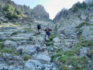 Salendo verso la forcella