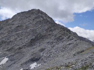 Cresta finale per la cima nord