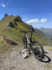 Al colle Vittona con il Mont Arbancié dietro