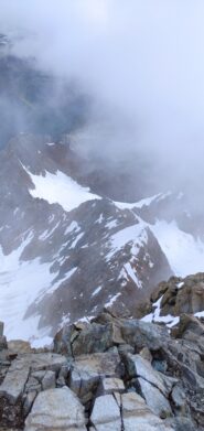 Cresta vista dal Bivacco Rauzi