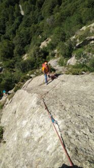 dallo spigolo di L8 Gianpaolo in sosta