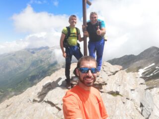 Gabriele, Ivano,Mauro in vetta