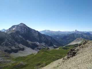 Chaberton e vallone di salita dal Pic du Lauzin 