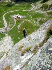 Sosta di L4 e placca di L5