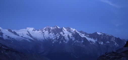 Il panorama di fronte
