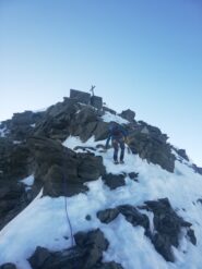 ultimi metri prima della vetta