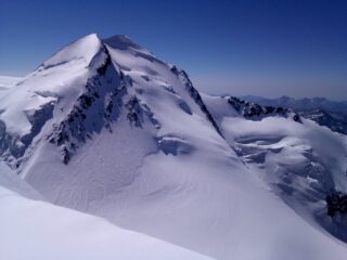 Vista del Castore dal Polluce
