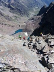 il Vallone dell'Ischiator  alle spalle