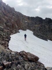 un nevaio ,sopra al Colle Ghiliè