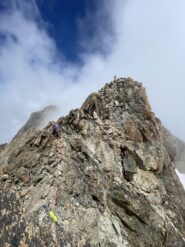 Parte finale della cresta in vista della vetta