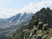 Paramont e Becca Bianca visti dal Passo d'Ameran