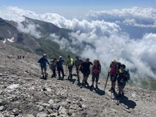 Un parte del gruppo quasi dalla Croce