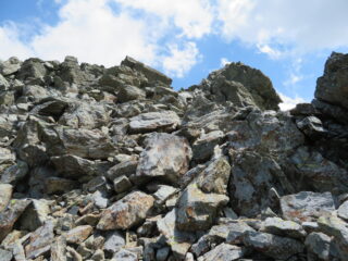 primo passaggio versante Nord