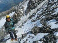 subito dopo l'attraversamento del Grand Couloir (senza problemi)