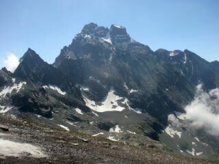 Monviso ,Viso di Vallanta ,punta Caprera e Visolotto(sx)