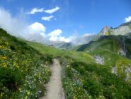 Al ritorno, sguardo a ritroso sul vallone.