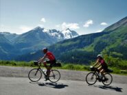 Il Grossglockner, sullo sfondo, in discesa dall'Hochtor