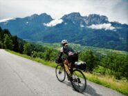 Le Dolomiti di Lienz, arrivando sopra la cittadina