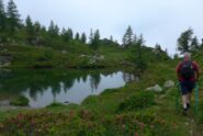 Scendendo almeno un lago si vede